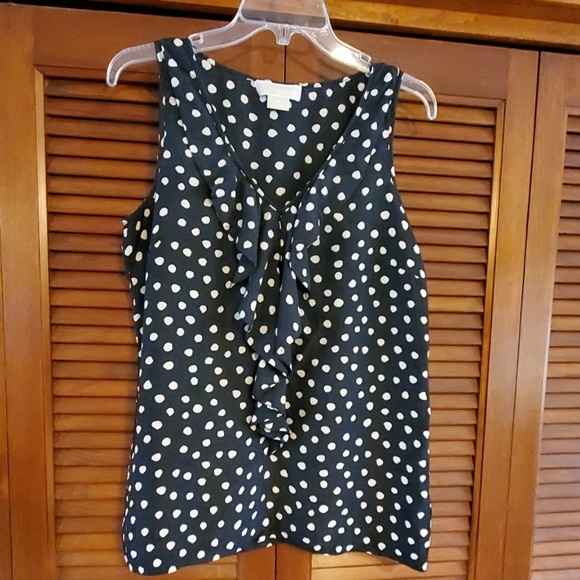 Michael Kors Tops - 2/$25 Michael Kors silk ruffle shirt